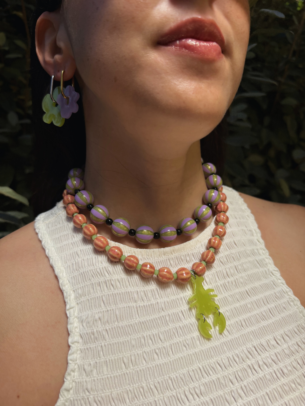 Collar sol, mar y arena