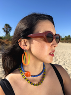 Trío de gotas earrings