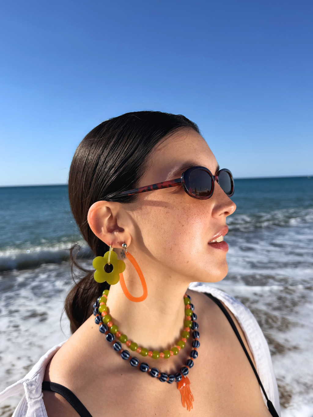 Trío de gotas earrings
