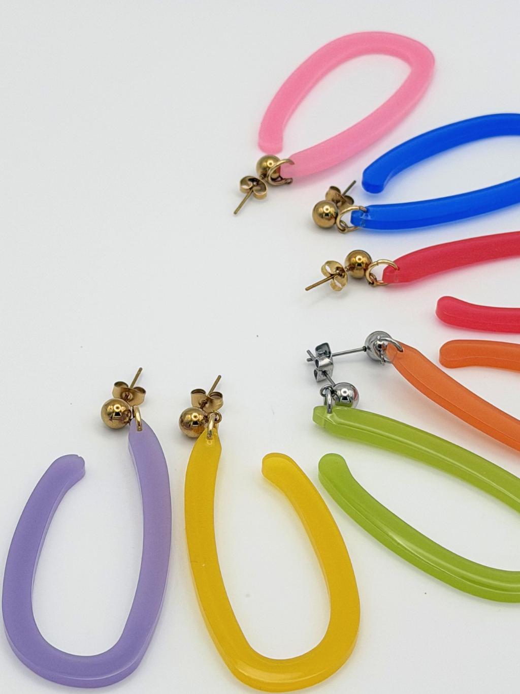 Trío de gotas earrings