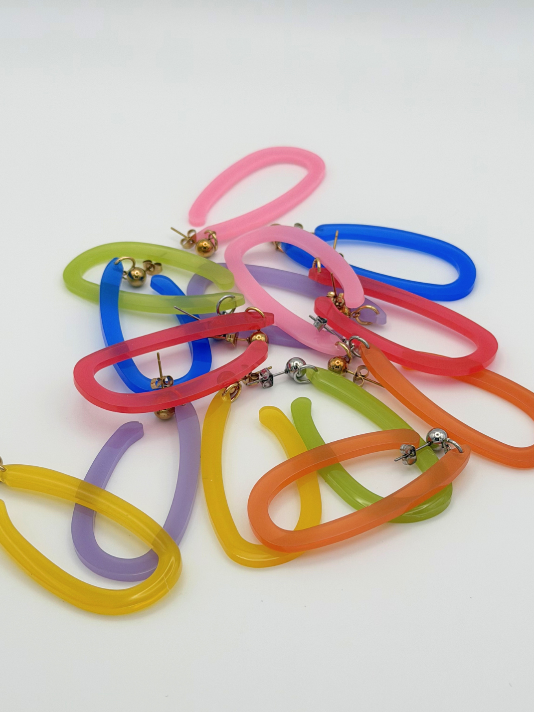 Trío de gotas earrings
