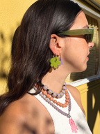 Pendientes flor del Caribe
