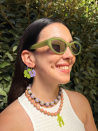 Pendientes flor del Caribe