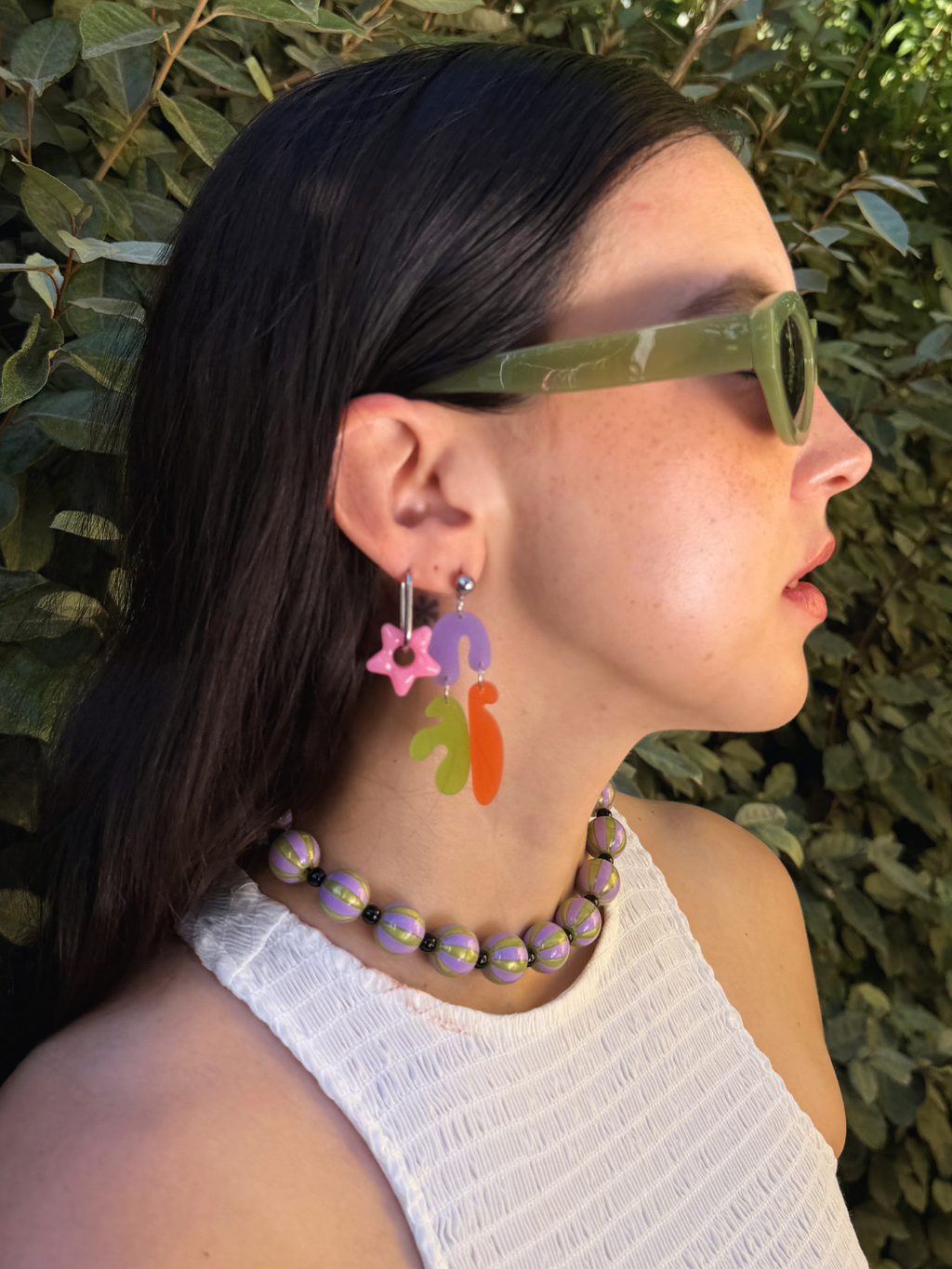 Trío de gotas earrings