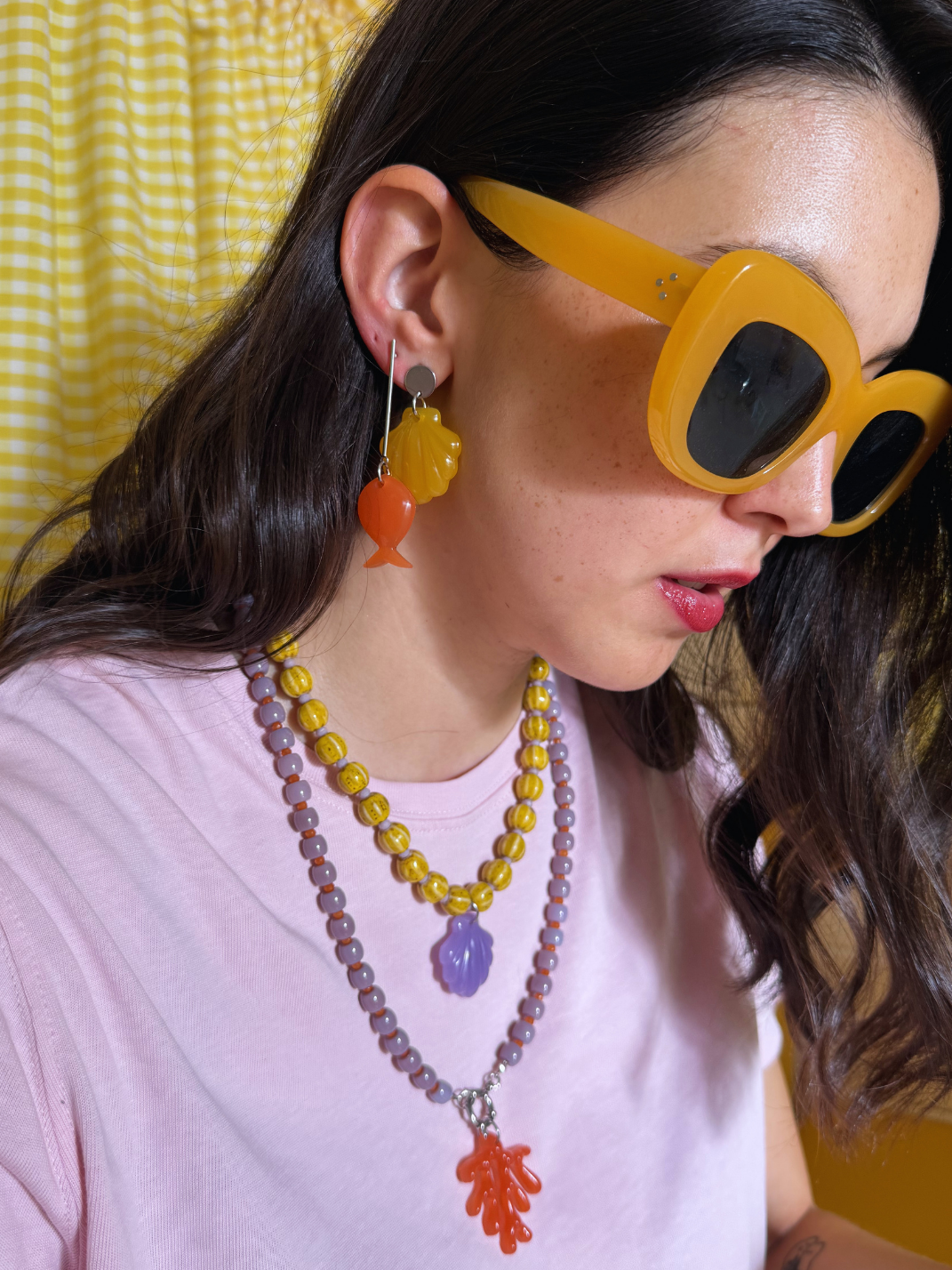 Trío de gotas earrings