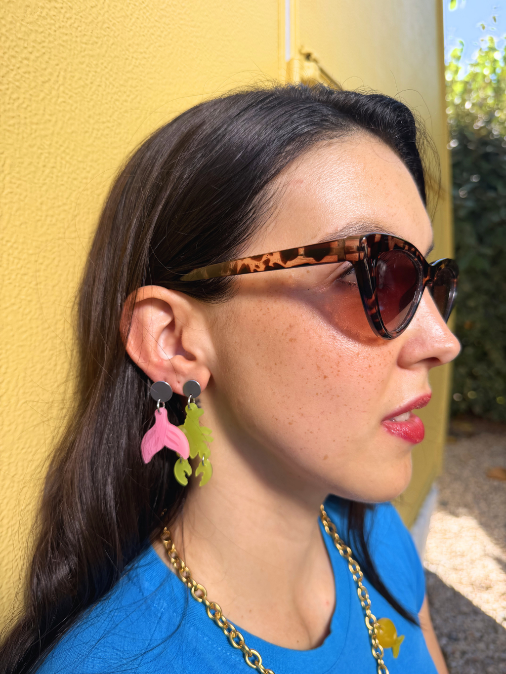 Trío de gotas earrings