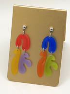 Trío de gotas earrings