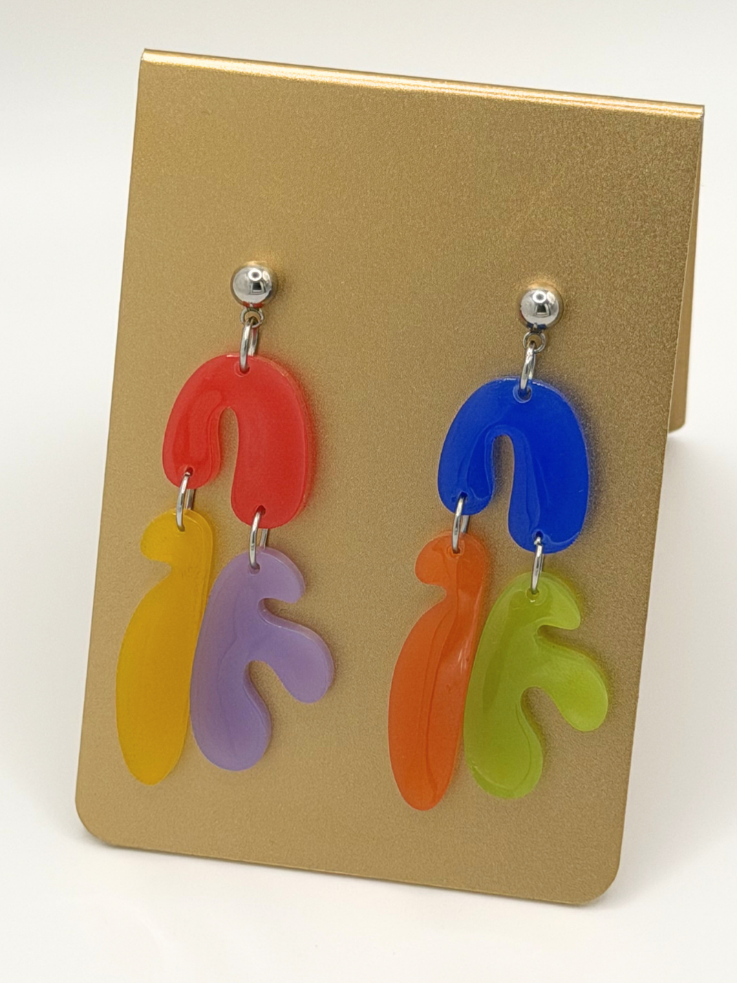 Trío de gotas earrings