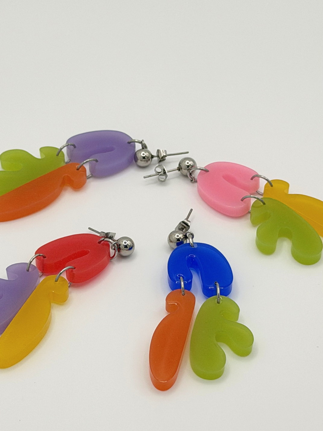 Trío de gotas earrings
