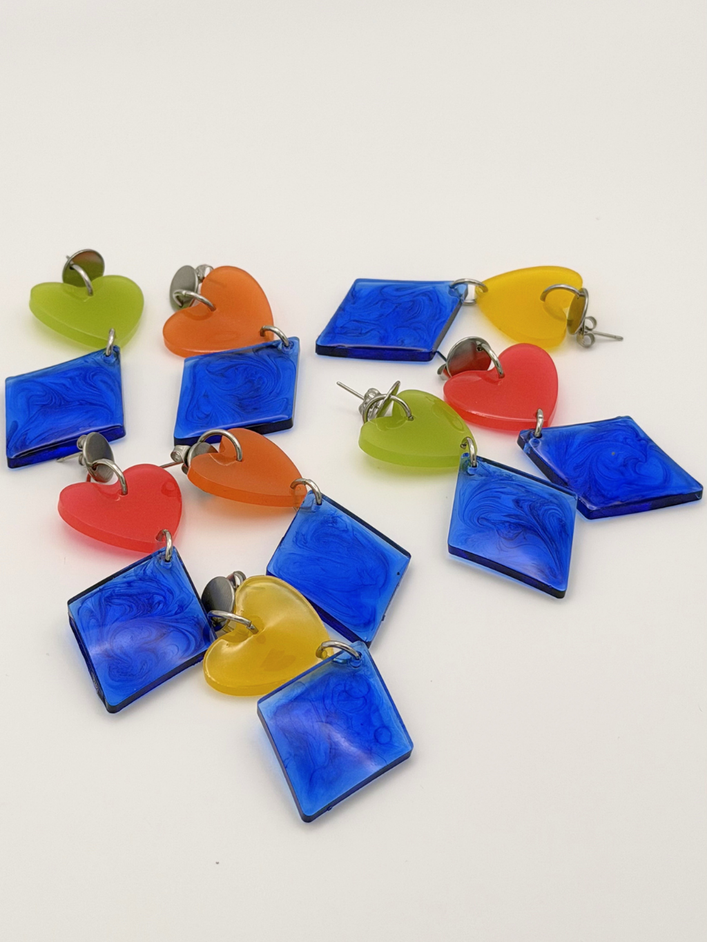 Trío de gotas earrings