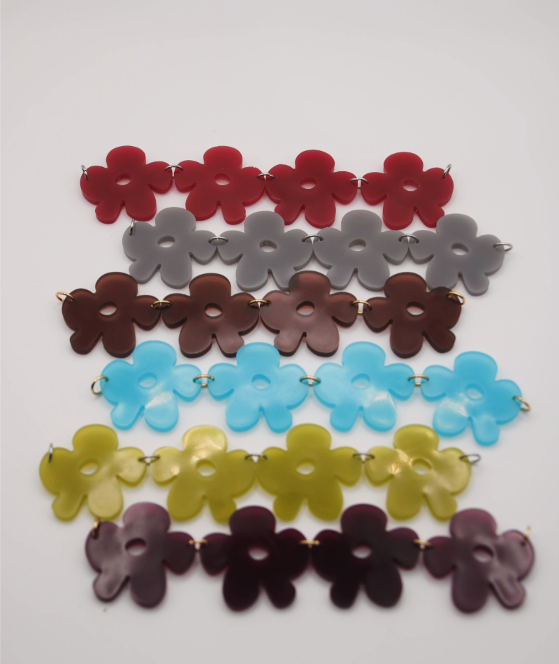 Collar flores del jardín