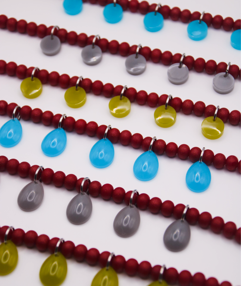 Gotas de lluvia necklace