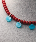 Gotas de lluvia necklace