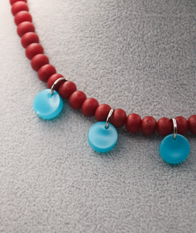 Gotas de lluvia necklace